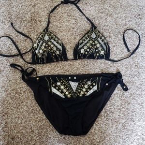 Guess Bikini- Gorgeous Gold and Silver Details!!!